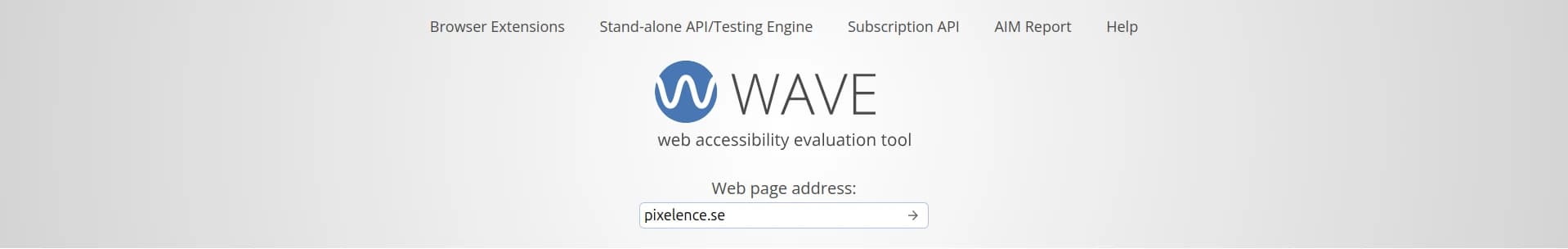 wave - address input