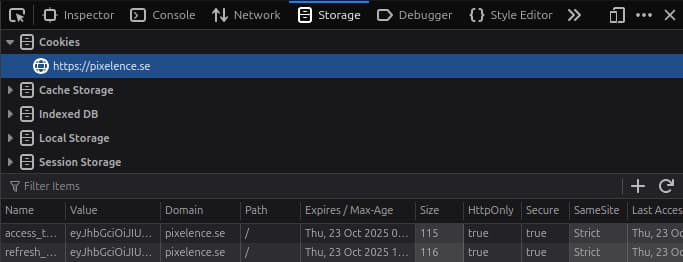 utvecklarverktyget i firefox