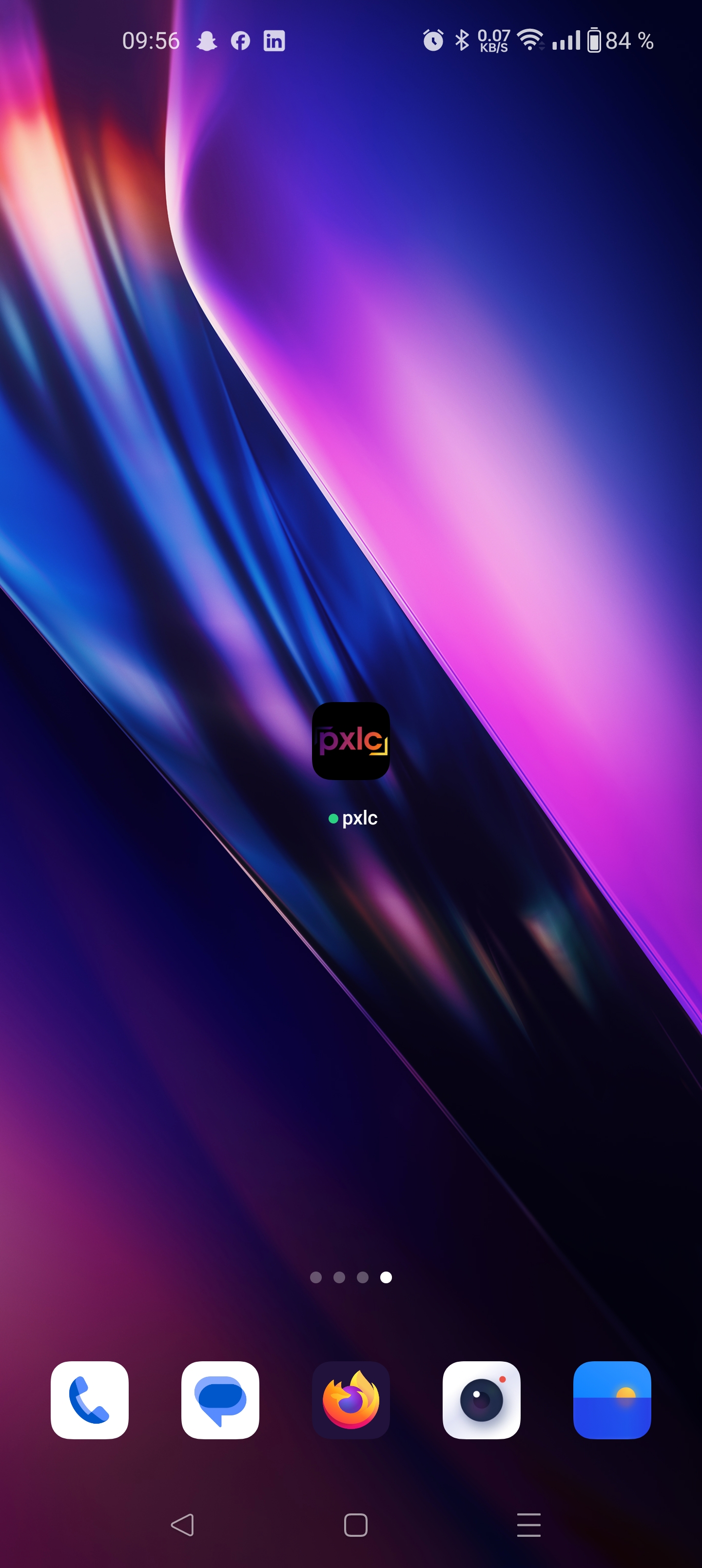 screendump pixelence ikon på mobil